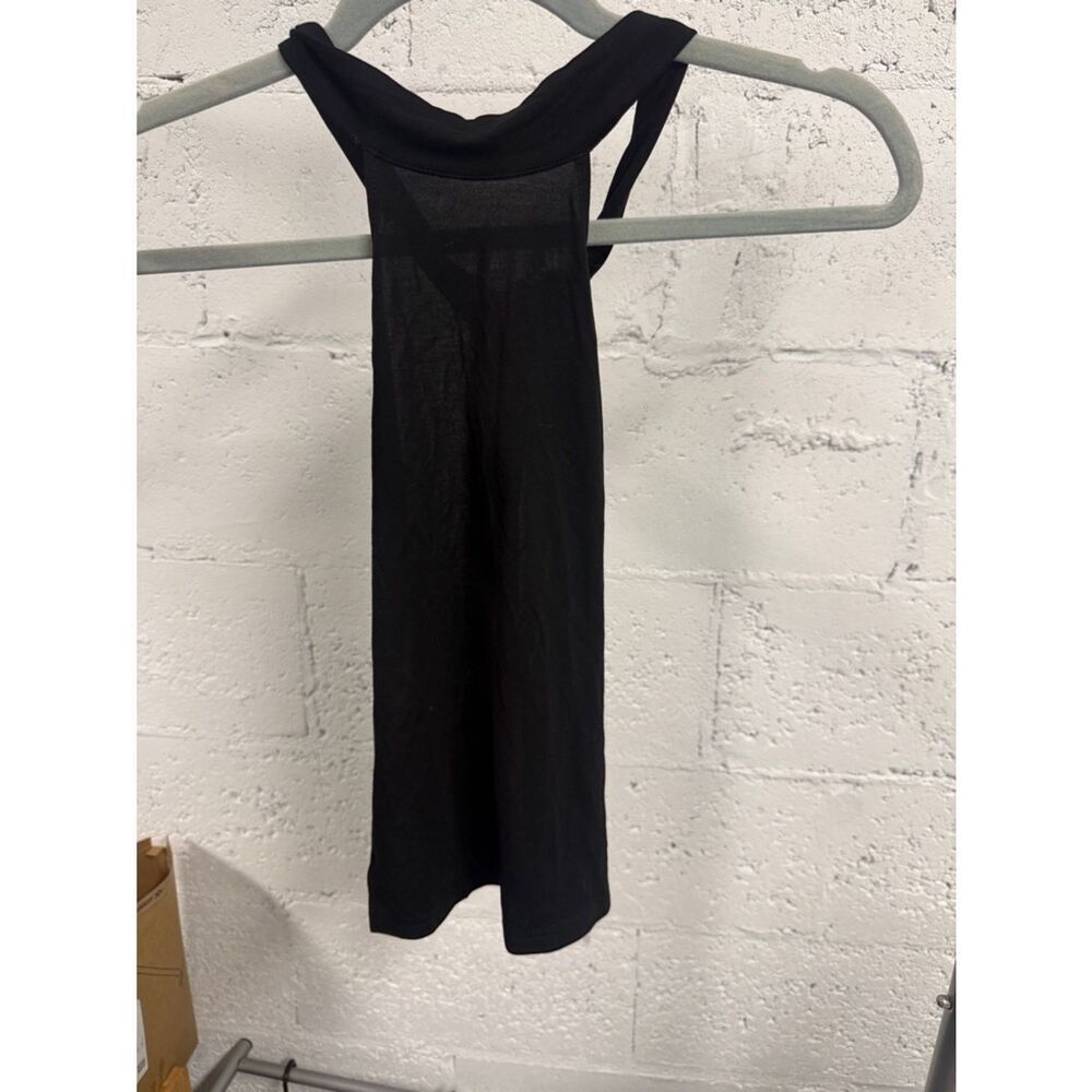 Edikted Black Halter Top & Open Tie Back String Ties - Size Small LIKE NEW